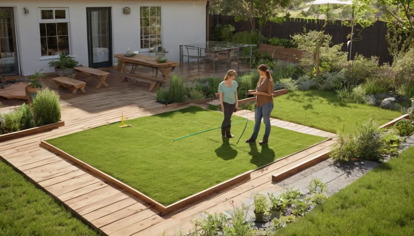 Homeowner reviewing a concrete patio plan with a local provider in the Sultan area